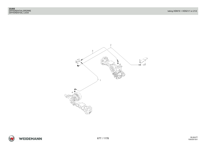 Weidemann 3080LPT Telescopic Loader Parts Catalog v1.0 ZH DE EN - Image 10