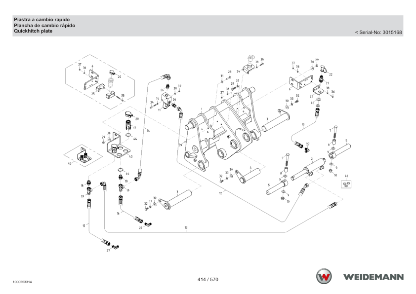 Weidemann 4070CX100 T Telescopic Loader Parts Catalog SN 03.2009- IT ES EN - Image 9