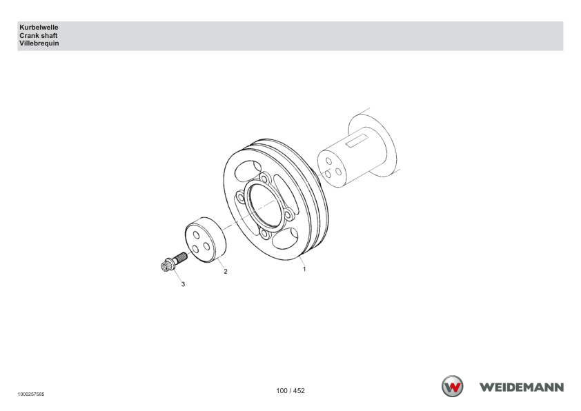 Weidemann 4070CX100 Wheel Loader Parts Catalog SN -03.2009 DE EN FR - Image 6