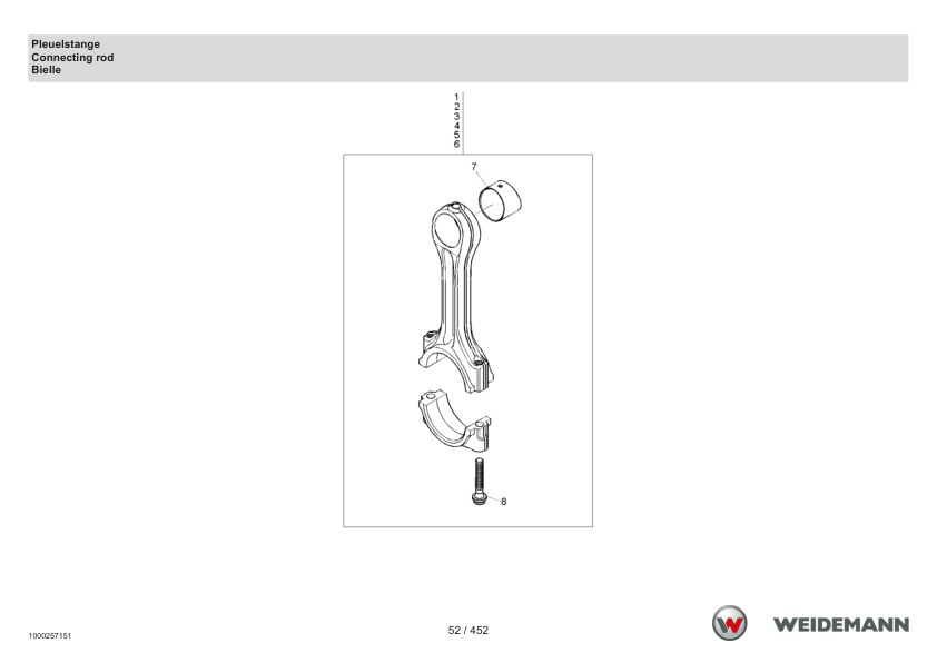 Weidemann 4070CX100 Wheel Loader Parts Catalog SN -03.2009 DE EN FR - Image 11