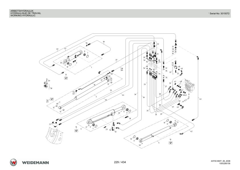 Weidemann 4070CX80 Tele Telescopic Loader Parts Catalog v1.0 DE FR EN - Image 9