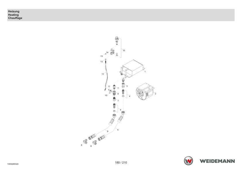 Weidemann 4070CX80 Wheel Loader Parts Catalog SN -06.2008 DE EN FR - Image 10