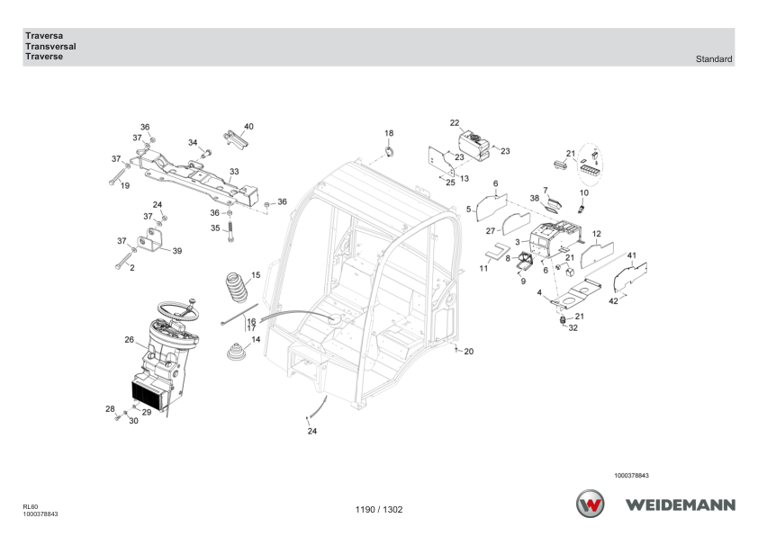 Weidemann 4080 T Stage V Telescopic Loader Parts Catalog v1.0 IT ES EN - Image 6