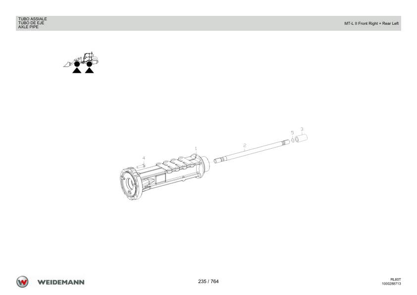 Weidemann 4080 Tele Telescopic Loader Parts Catalog v1.0 IT ES EN - Image 7