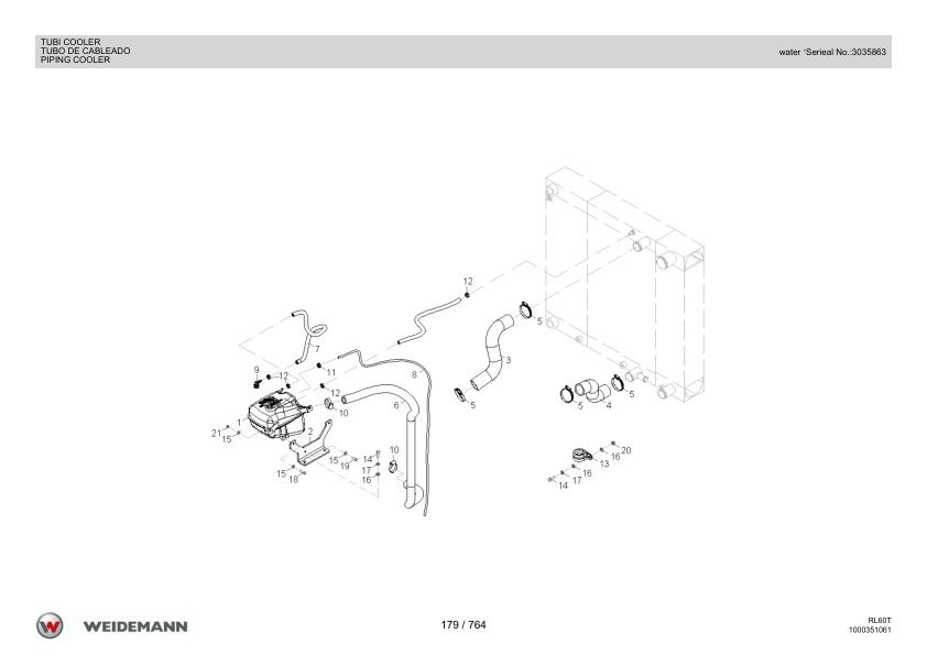 Weidemann 4080 Tele Telescopic Loader Parts Catalog v1.0 IT ES EN - Image 6