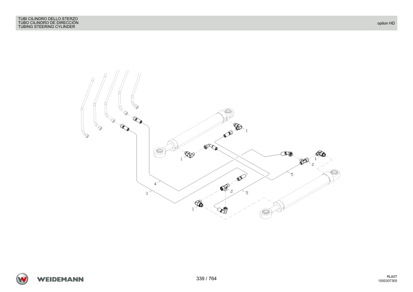 Weidemann 4080 Tele Telescopic Loader Parts Catalog v1.0 IT ES EN - Image 8