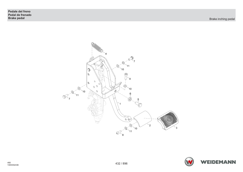Weidemann 4080LP Stage V Wheel Loader Parts Catalog IT ES EN - Image 8