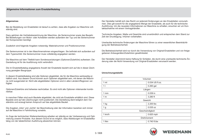 Weidemann 4080LP T Stage V Telescopic Loader Parts Catalog DE EN FR - Image 4