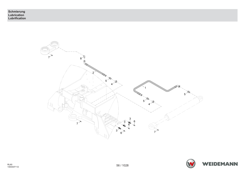 Weidemann 4080LP T Telescopic Loader Parts Catalog v1.0 DE EN FR - Image 8