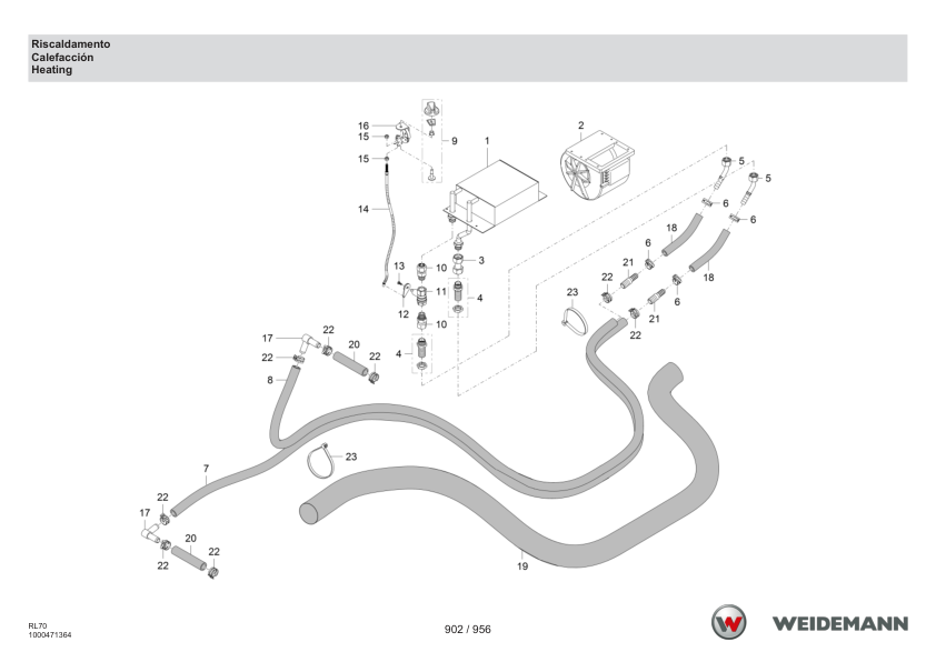 Weidemann 5080 Stage V Wheel Loader Parts Catalog v1.0 IT ES EN - Image 10