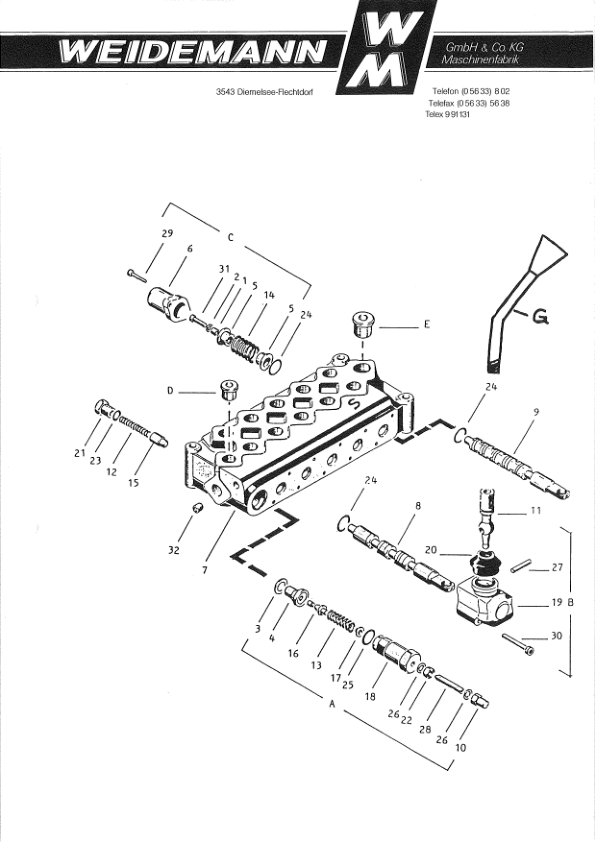 Weidemann 914 DP Wheel Loader Parts Catalog - Image 9