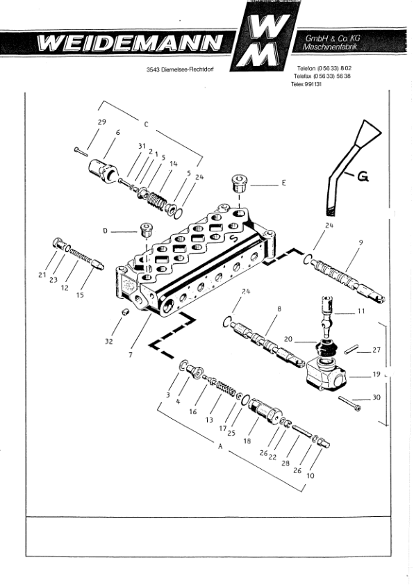 Weidemann 914 DP Wheel Loader Parts Catalog - Image 14