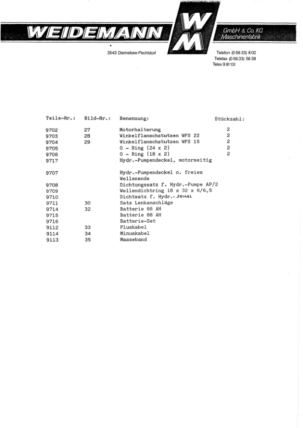 Weidemann 914 Wheel Loader Parts Catalog DE - Image 9