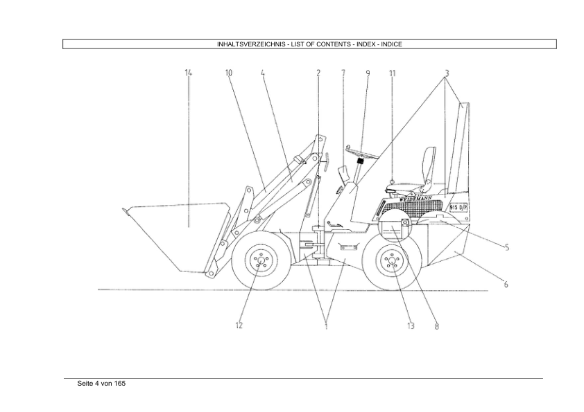 Weidemann 915 D P Wheel Loader Parts Catalog - Image 5