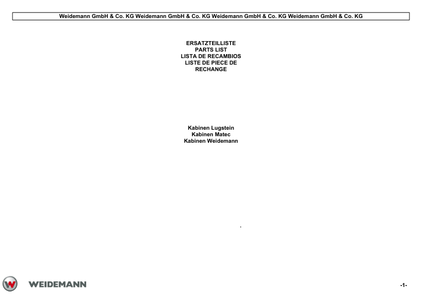 Weidemann Cabine Parts Catalog - Image 2