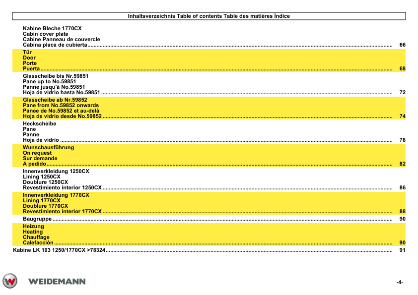 Weidemann Cabine Parts Catalog - Image 5