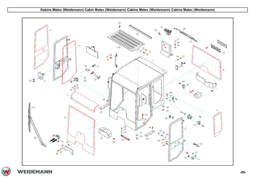 Weidemann Cabine Parts Catalog - Image 7