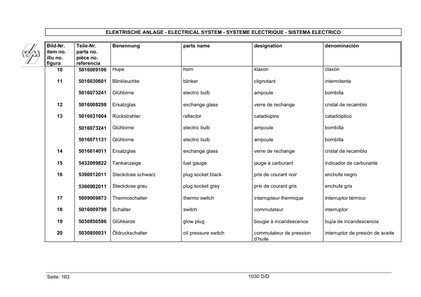 Weidemann Hoftrac 1030 D D Wheel Loader Parts Catalog - Image 6