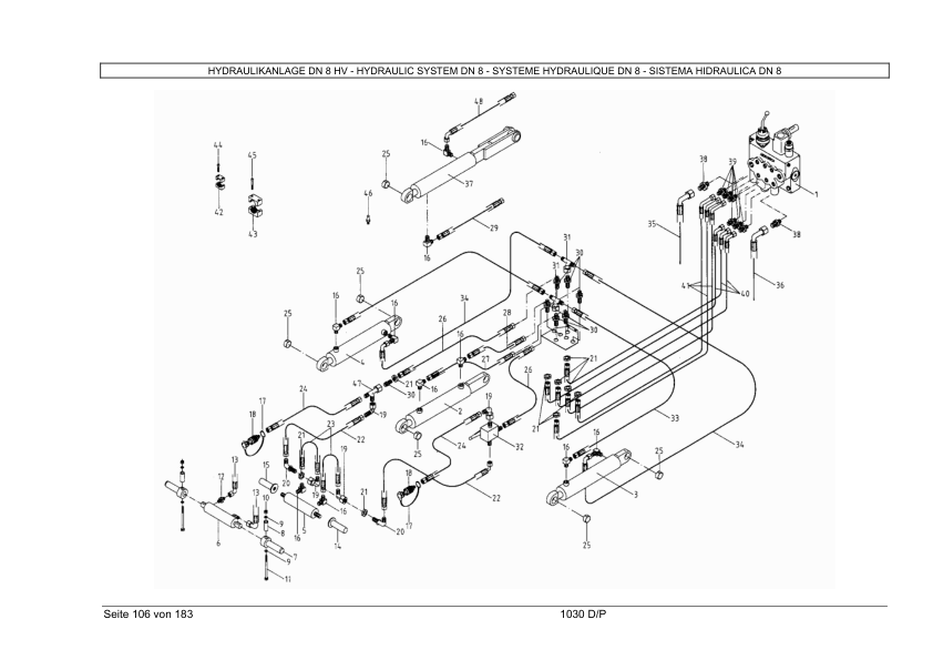 Weidemann Hoftrac 1030 D P Wheel Loader Parts Catalog - Image 5