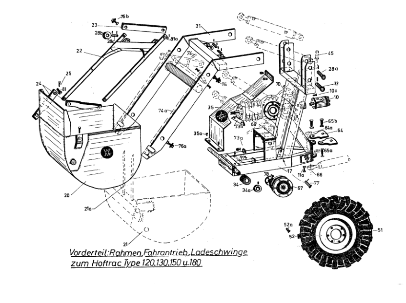 Weidemann Hoftrac 120 130 150 Wheel Loader Parts Catalog - Image 9