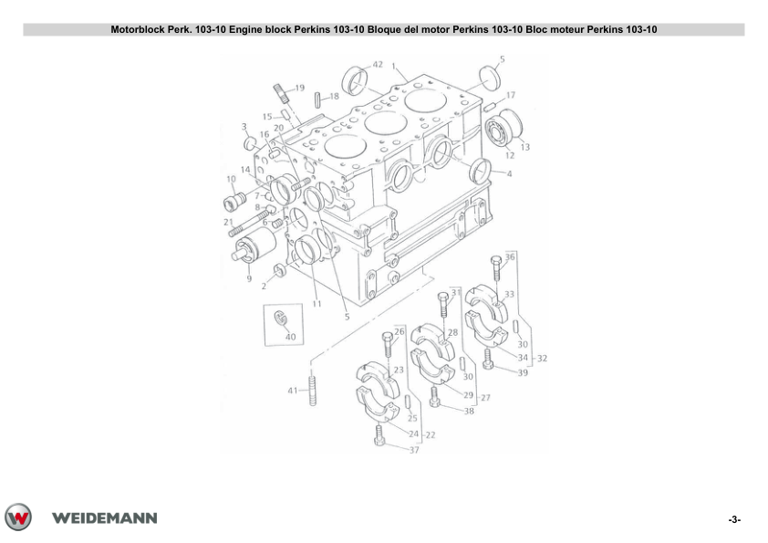 Weidemann Perkins 103-10 Engine Parts Catalog - Image 4
