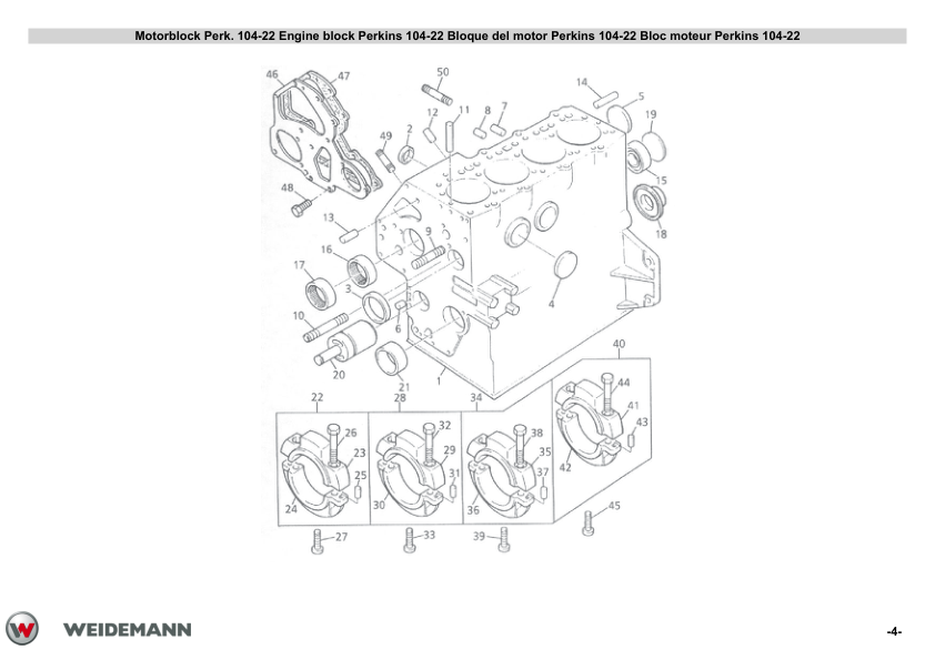 Weidemann Perkins 104-22 Engine Parts Catalog - Image 4