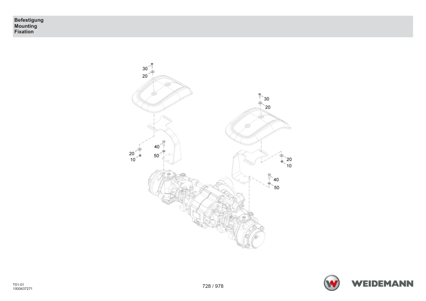 Weidemann T4512 Telehandler Parts Catalog DE EN FR - Image 11