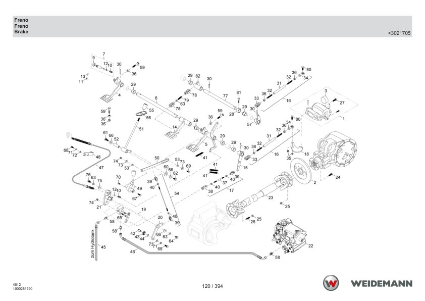 Weidemann T4512CC35 Telehandler Parts Catalog SN 04.2012 v1.0 IT ES EN - Image 6