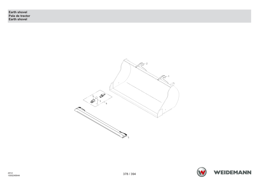 Weidemann T4512CC35 Telehandler Parts Catalog SN 04.2012 v1.0 IT ES EN - Image 11