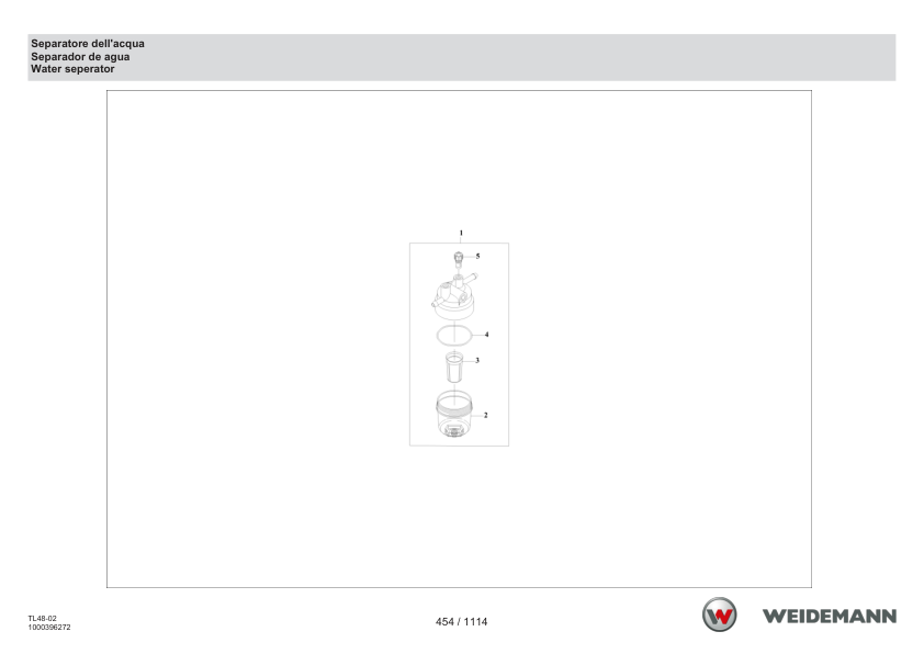 Weidemann T5522 Stage V Telehandler Parts Catalog SN 3069006- IT ES EN - Image 7