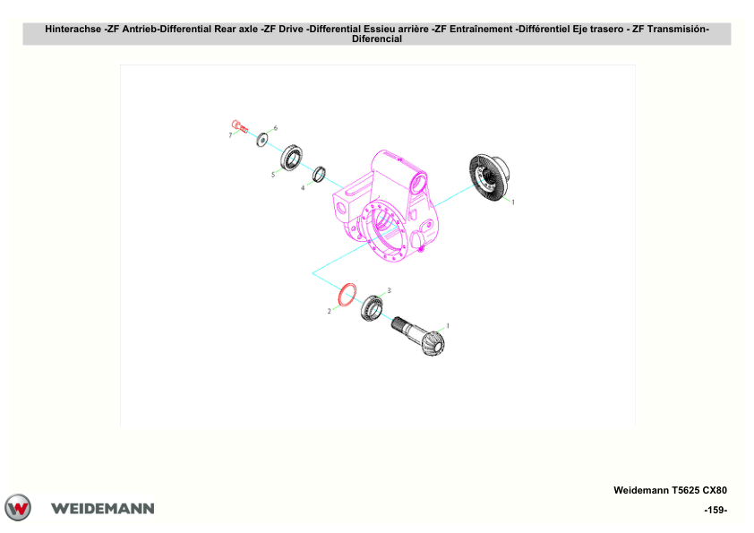 Weidemann T5625CX80 Telehandler Parts Catalog - Image 4