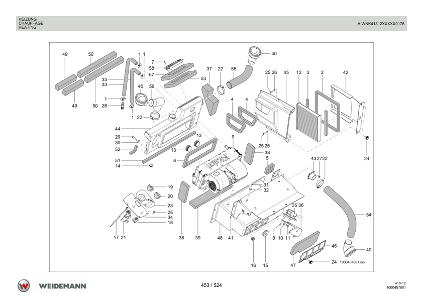 Weidemann T6027 Telehandler Parts Catalog SN WNK41812xxxxx0001 v1.1 DE FR EN - Image 11
