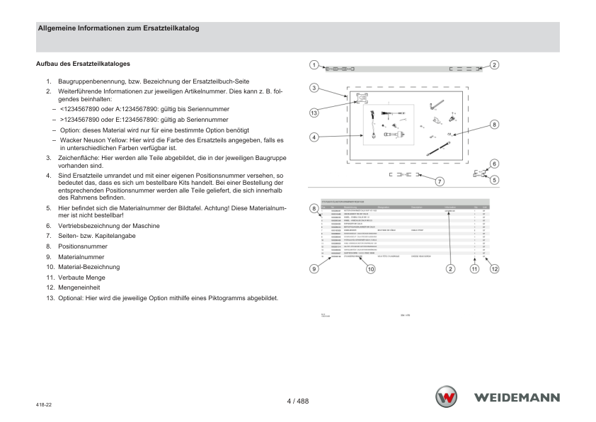 Weidemann T6027 Telehandler Parts Catalog SN WNK41822XXXX0001 v1.0 DE EN FR - Image 5