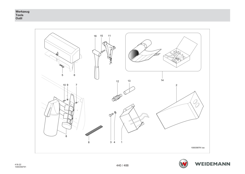 Weidemann T6027 Telehandler Parts Catalog SN WNK41822XXXX0001 v1.0 DE EN FR - Image 11
