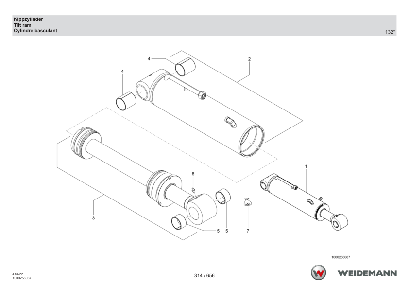 Weidemann T6027 Telehandler Parts Catalog SN WNK41822XXXX0001 v1.5 DE EN FR - Image 10