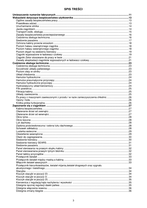 Zetor Crystal Tractor Operators Manual PL 2015 - Image 4