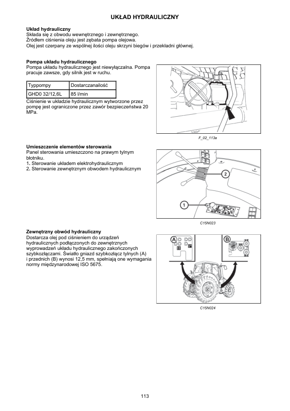 Zetor Crystal Tractor Operators Manual PL 2015 - Image 10