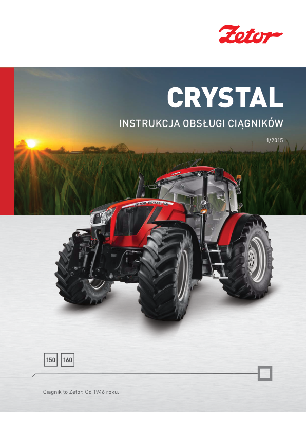 Zetor Crystal Tractor Operators Manual PL 2015 - Image 2