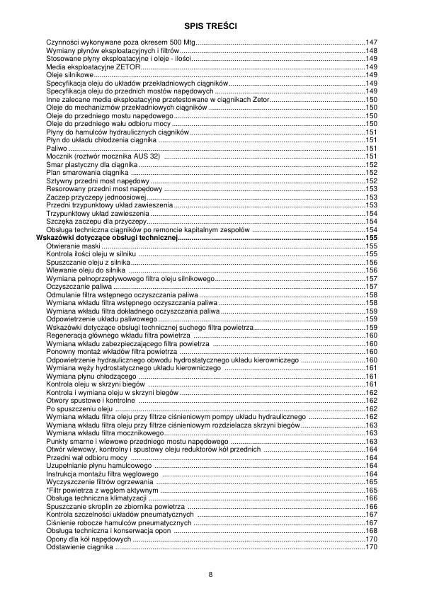 Zetor Crystal Tractor Operators Manual PL 2015 - Image 9