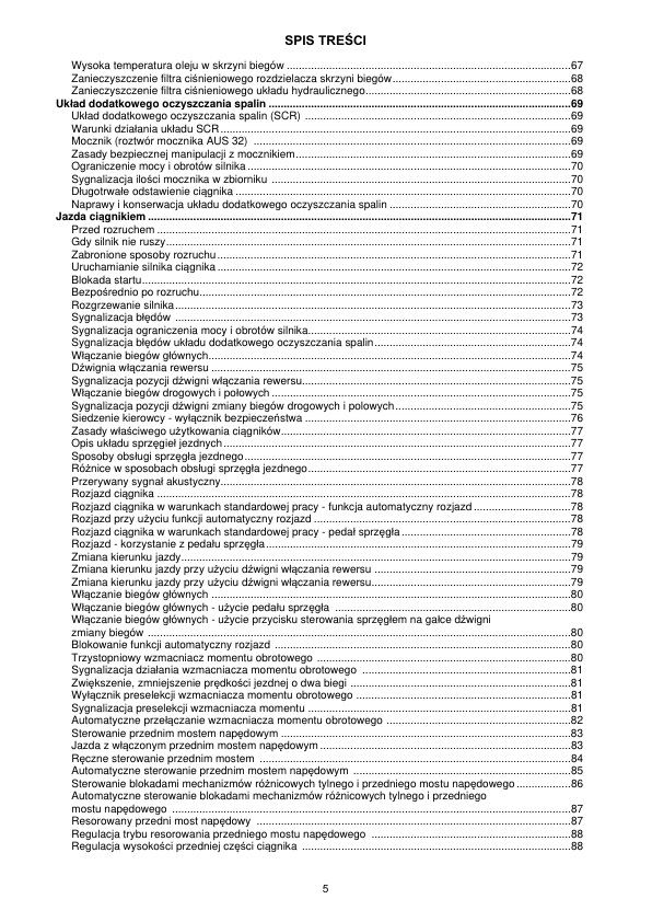 Zetor Crystal Tractor Operators Manual PL 2015 - Image 6