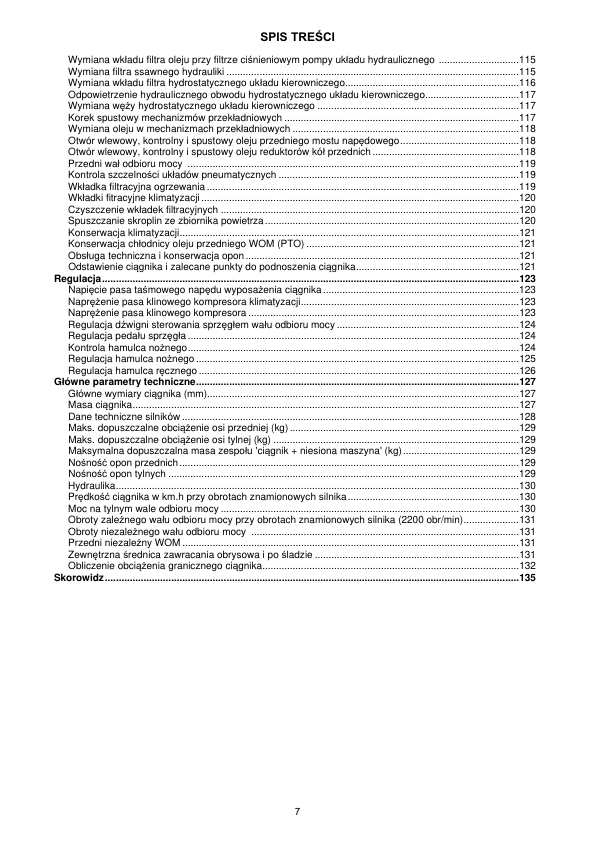 Zetor Major CL Tractor Operators Manual PL 2018 - Image 7