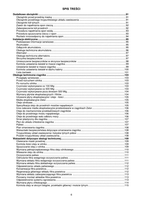 Zetor Major CL Tractor Operators Manual PL 2018 - Image 6