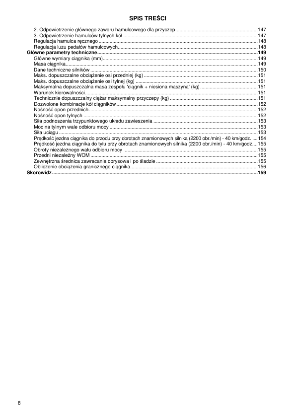 Zetor Major HS Tractor Operators Manual PL 2018 - Image 8