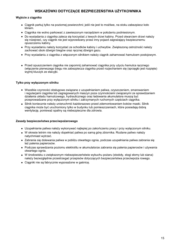 Zetor Major HS Tractor Operators Manual PL 2018 - Image 12