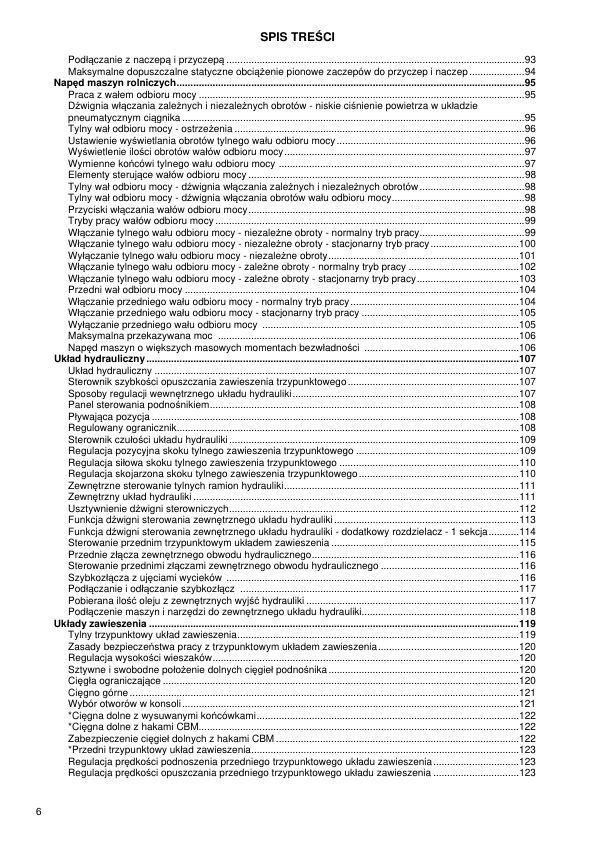 Zetor Proxima CL Tractor Operators Manual PL 2018 - Image 7