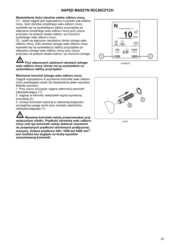 Zetor Proxima CL Tractor Operators Manual PL 2018 - Image 16