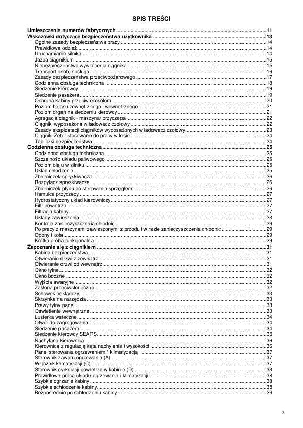 Zetor Proxima CL Tractor Operators Manual PL 2018 - Image 4