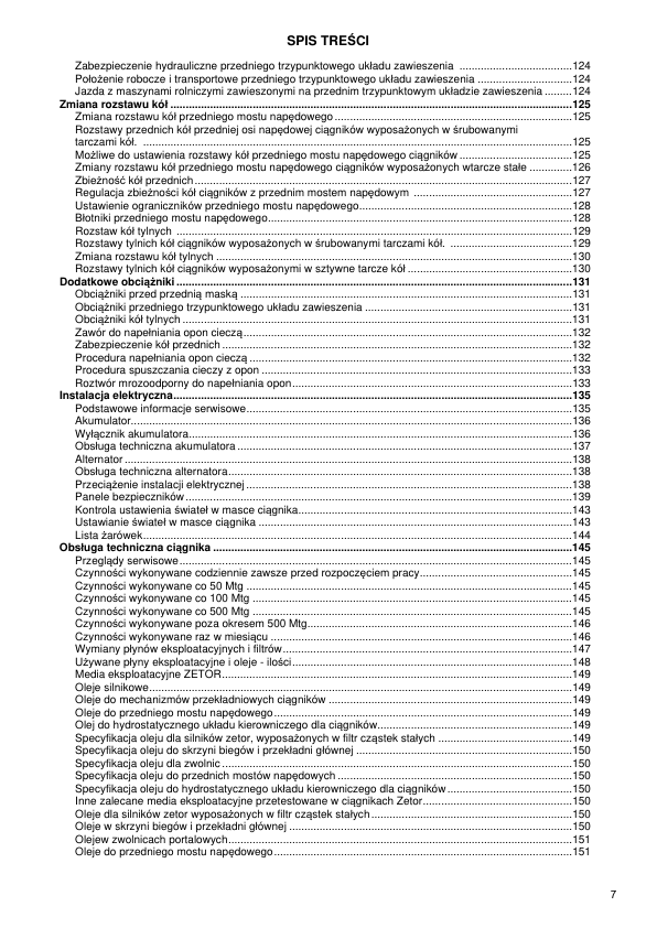 Zetor Proxima CL Tractor Operators Manual PL 2018 - Image 8