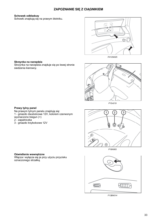 Zetor Proxima CL Tractor Operators Manual PL 2018 - Image 12
