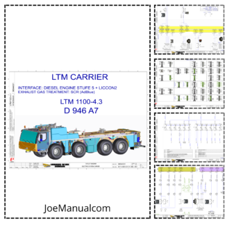 Liebherr LTM 1100 4.2 Chassis Crane Electrical Schematics Service Manual